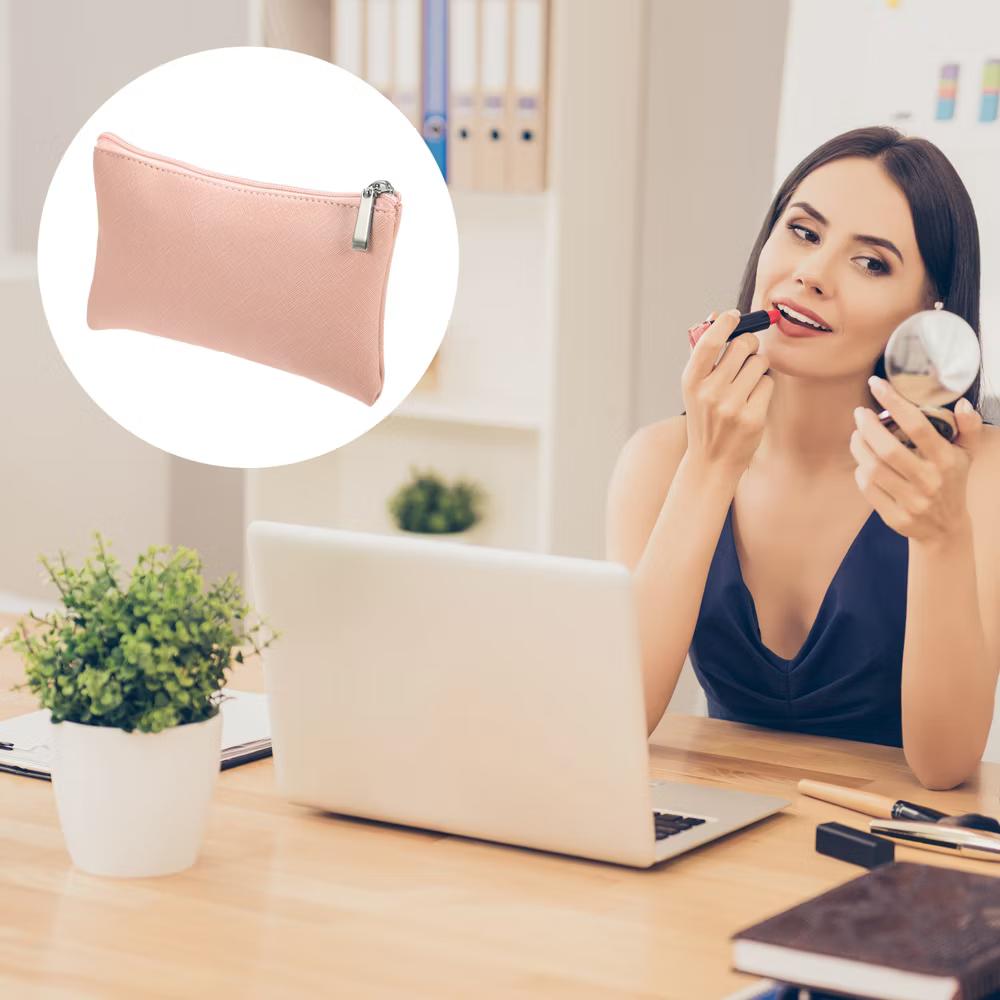 PU Leather Travel Portable Makeup Bag 1 Pc - Image 67