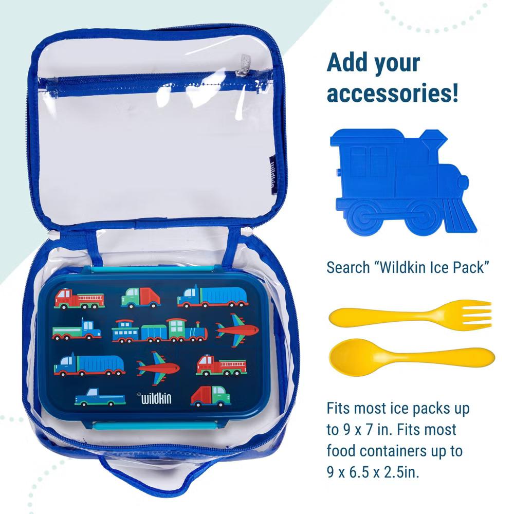Wildkin Kids Insulated Lunch Box in Solid Colors – Durable and Reusable for School & Travel - Image 22