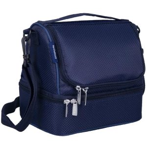 Wildkin Solid Two Compartment Kids Lunch Bag
