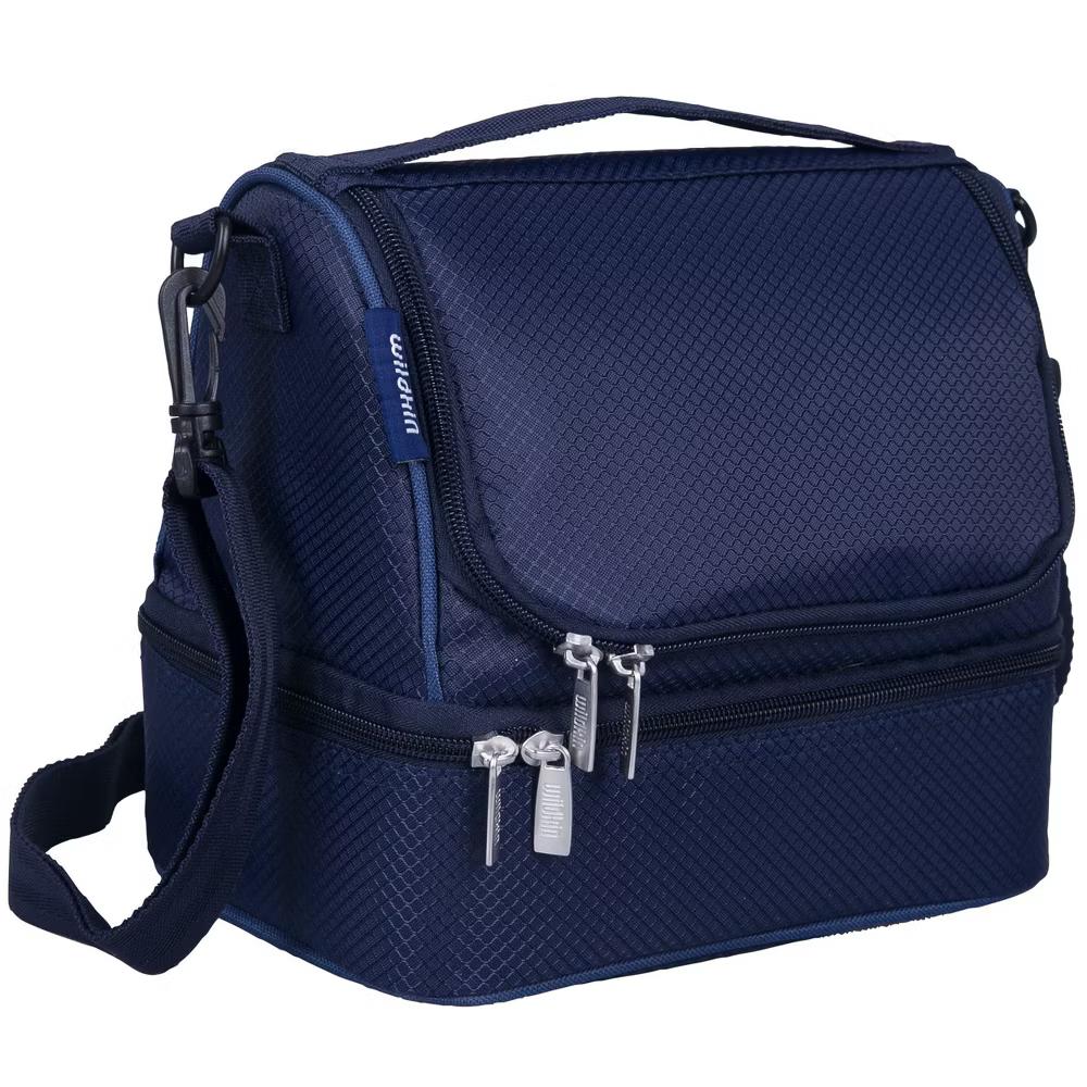 Wildkin Solid Two Compartment Kids Lunch Bag