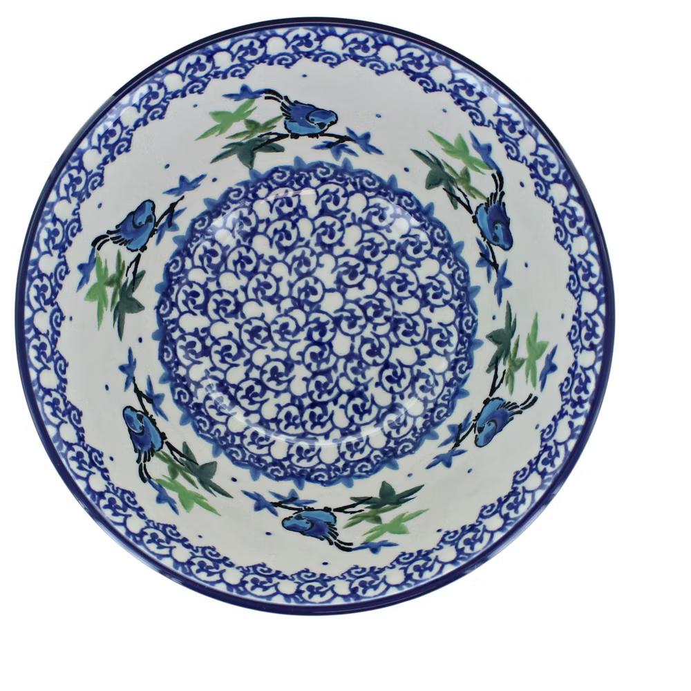 Blue Rose Polish Pottery Ceramika Artystyczna Cereal Bowl - Image 23
