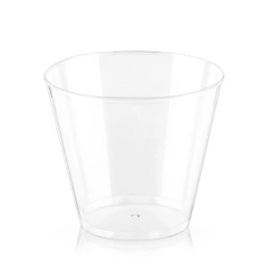 True Party 5 oz Plastic Tumblers – Clear Disposable Cups for Cocktails, Wine, Tastings, and Events – 5 oz, Set of 40