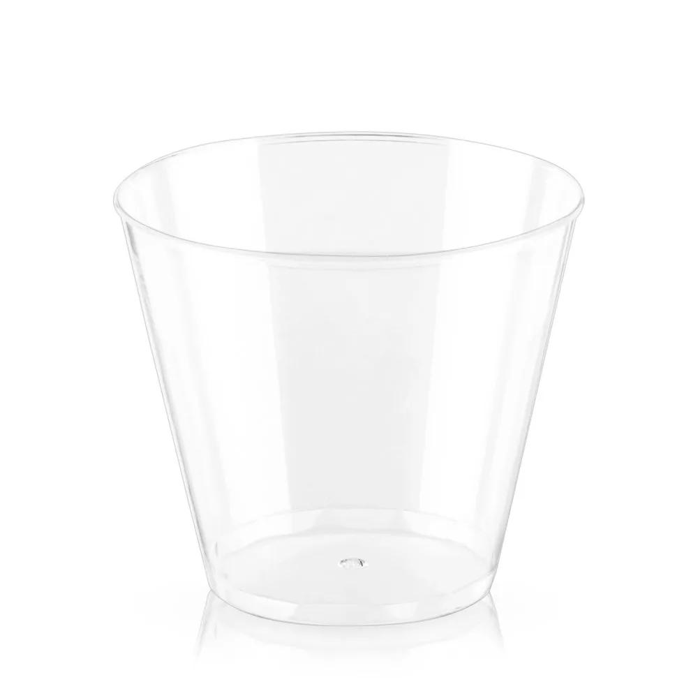 True Party 5 oz Plastic Tumblers – Clear Disposable Cups for Cocktails, Wine, Tastings, and Events – 5 oz, Set of 40