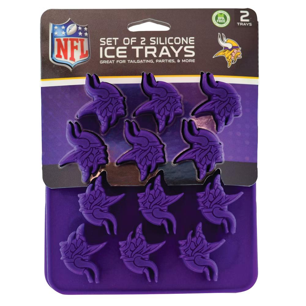 FanPans 2-Pack Team Ice Cube Trays - NFL Minnesota Vikings - Image 3