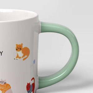 17oz Stoneware HOME IS WHERE MY CAT IS Mug