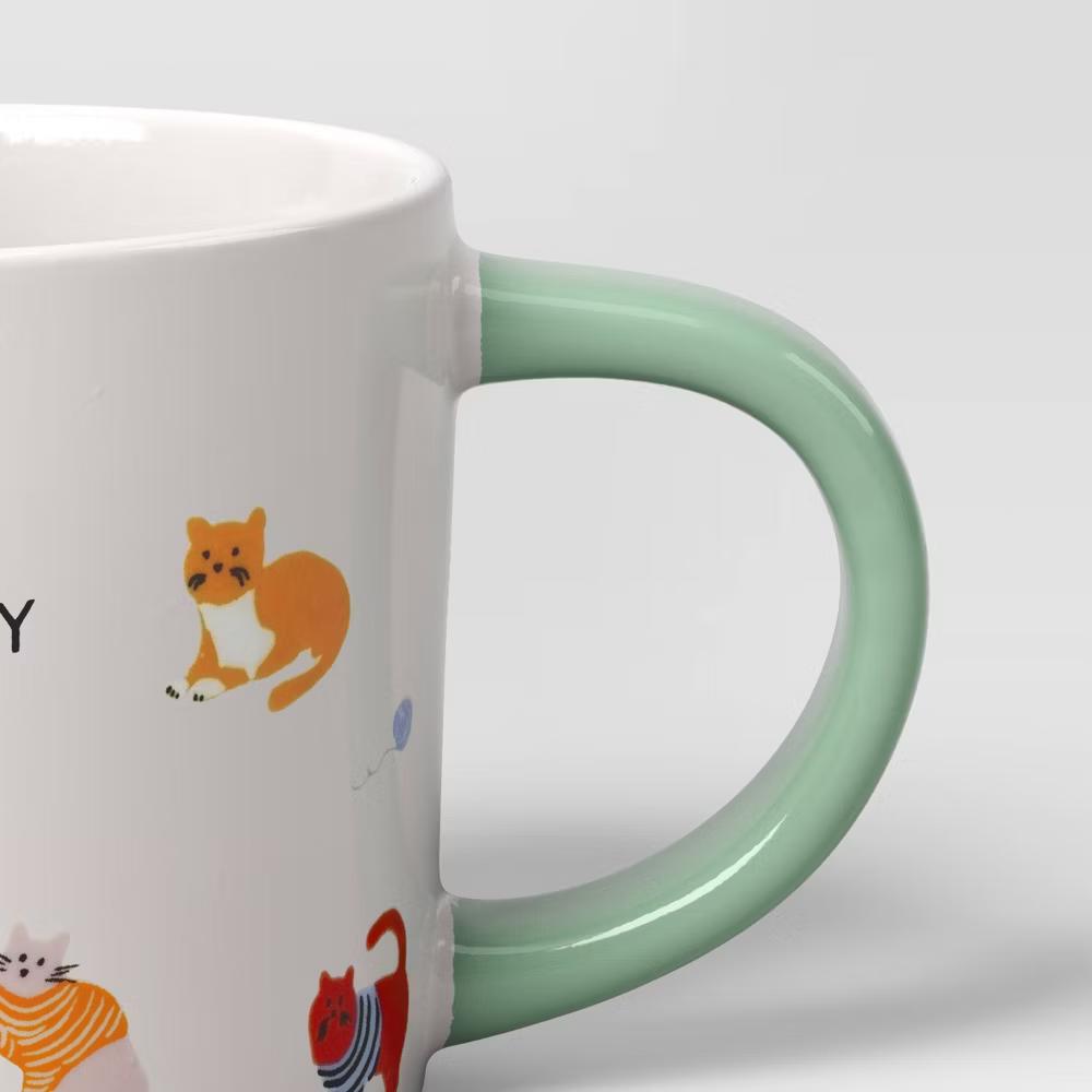 17oz Stoneware HOME IS WHERE MY CAT IS Mug
