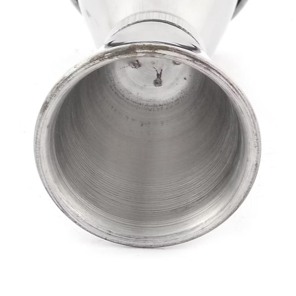 Stainless Steel Double-sided Liquid Silver Tone Measuring Cup 2" x 4" Silver Tone 1 Pc - Image 3
