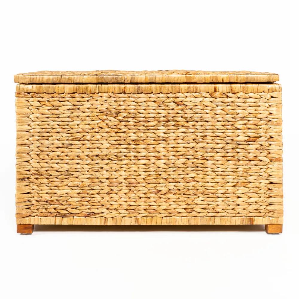 happimess Anada 30" Handwoven Wicker Weave Storage Trunk - Image 21