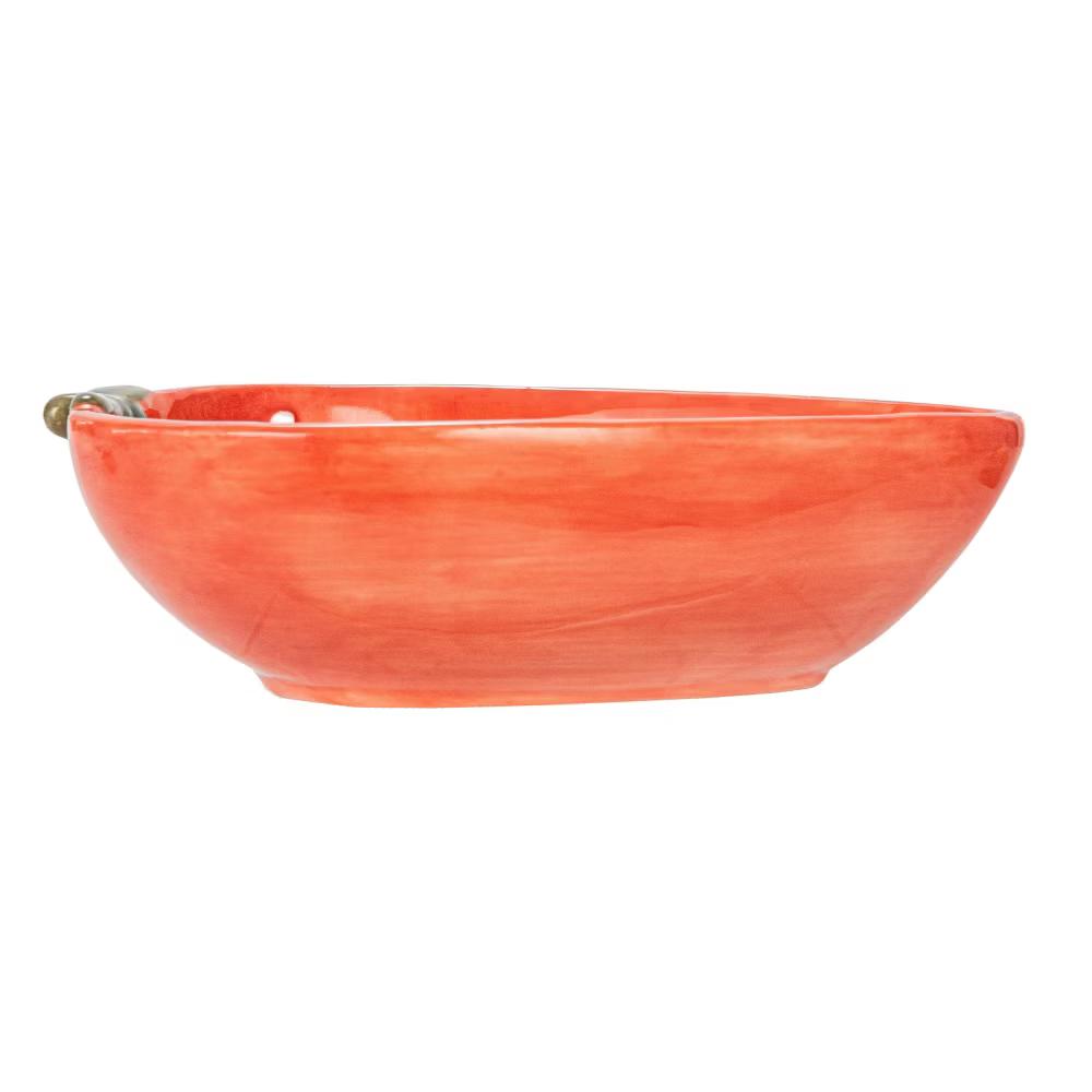 Storied Home Hand-Painted Strawberry Stoneware Measuring Cups, Red and White, Set of 4 - Image 7