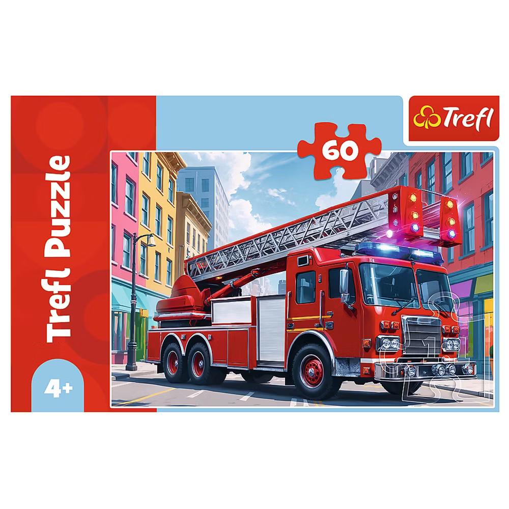 Kids Fire Truck 60 Piece Puzzle - Image 3