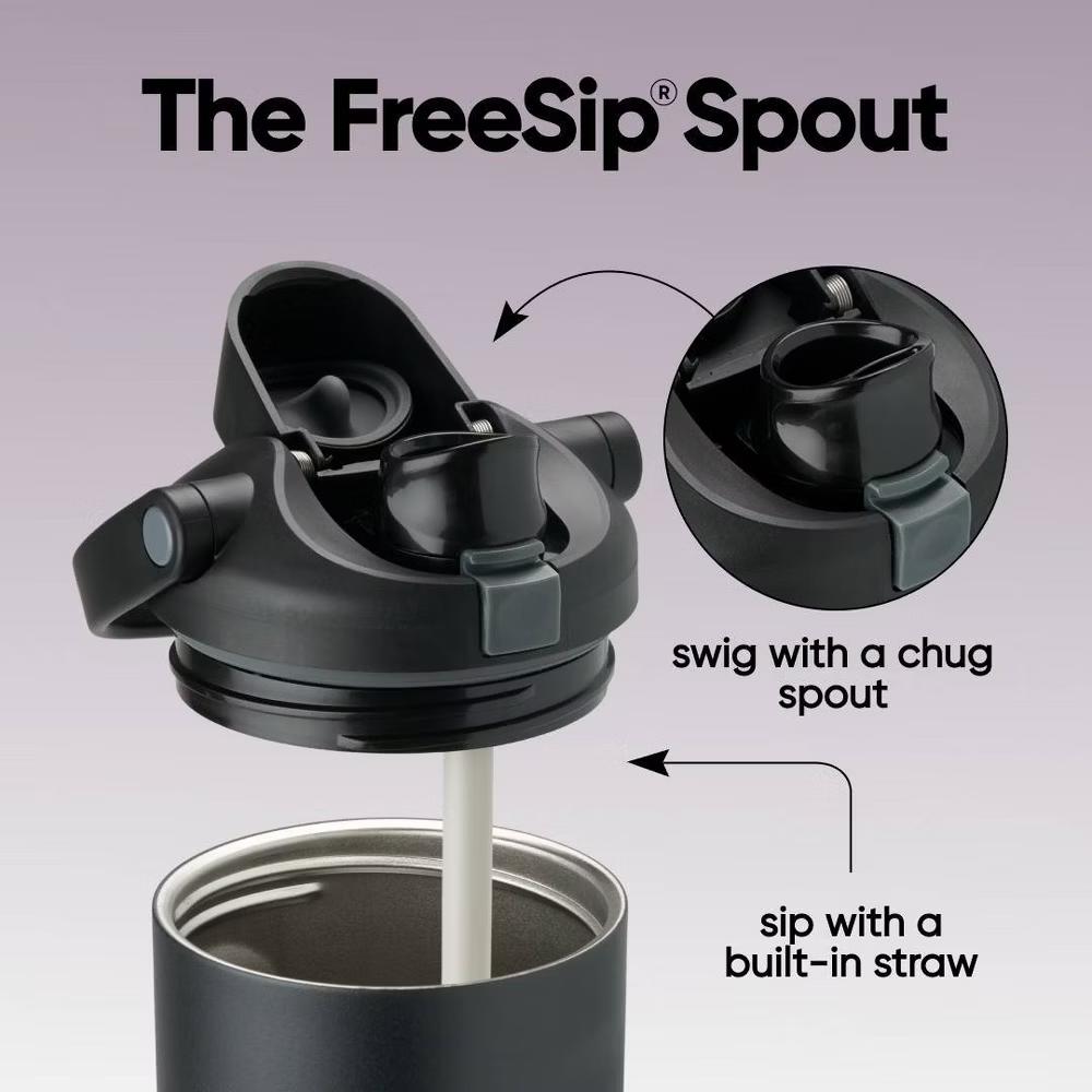 Stainless Steel FreeSip Sway Water Bottle - Image 26