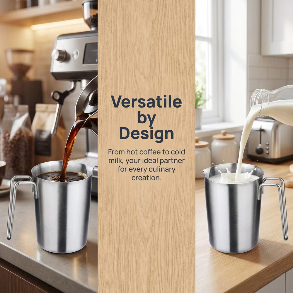 Measuring Cup, Liquid Stainless Steel Measuring Cup for Kitchen Use, Ideal for Measuring Ingredients Precisely - Image 33