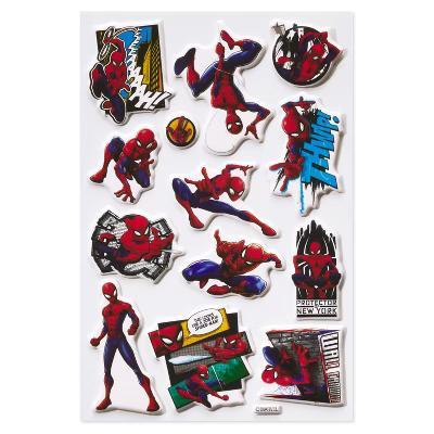 Spiderman Puffy Stickers for Kids, 3D Spidey and Friends 13ct, 1 Sheet - Image 3