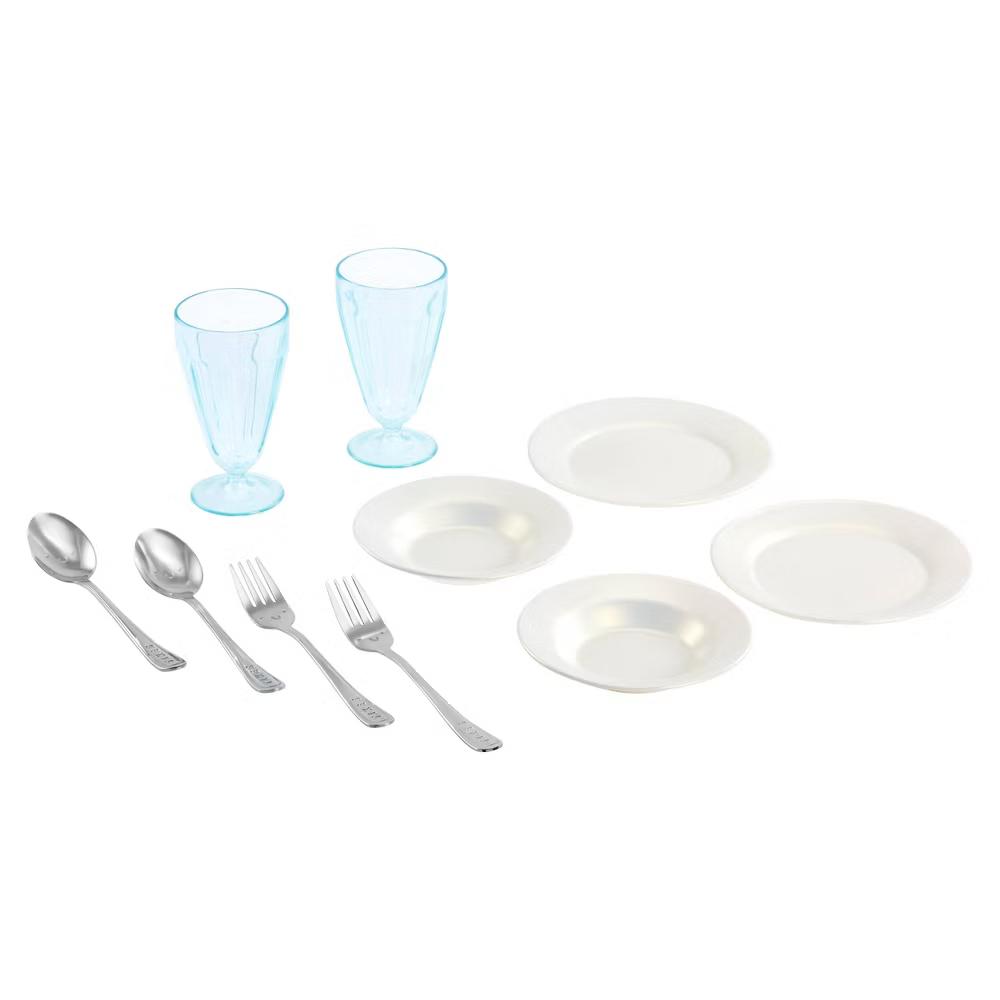 Sweet Spaces Dishware Set, White, Play Kitchen Cookware - Image 3