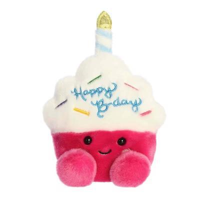 Mini Sparkle Birthday Cupcake Palm Pals Adorable Stuffed Animal Pink 4.5" - Image 5