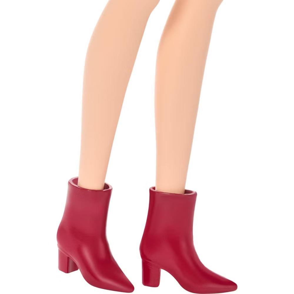 Fashionistas Doll #246 with Pink Leopard Print Dress, Black Hair
