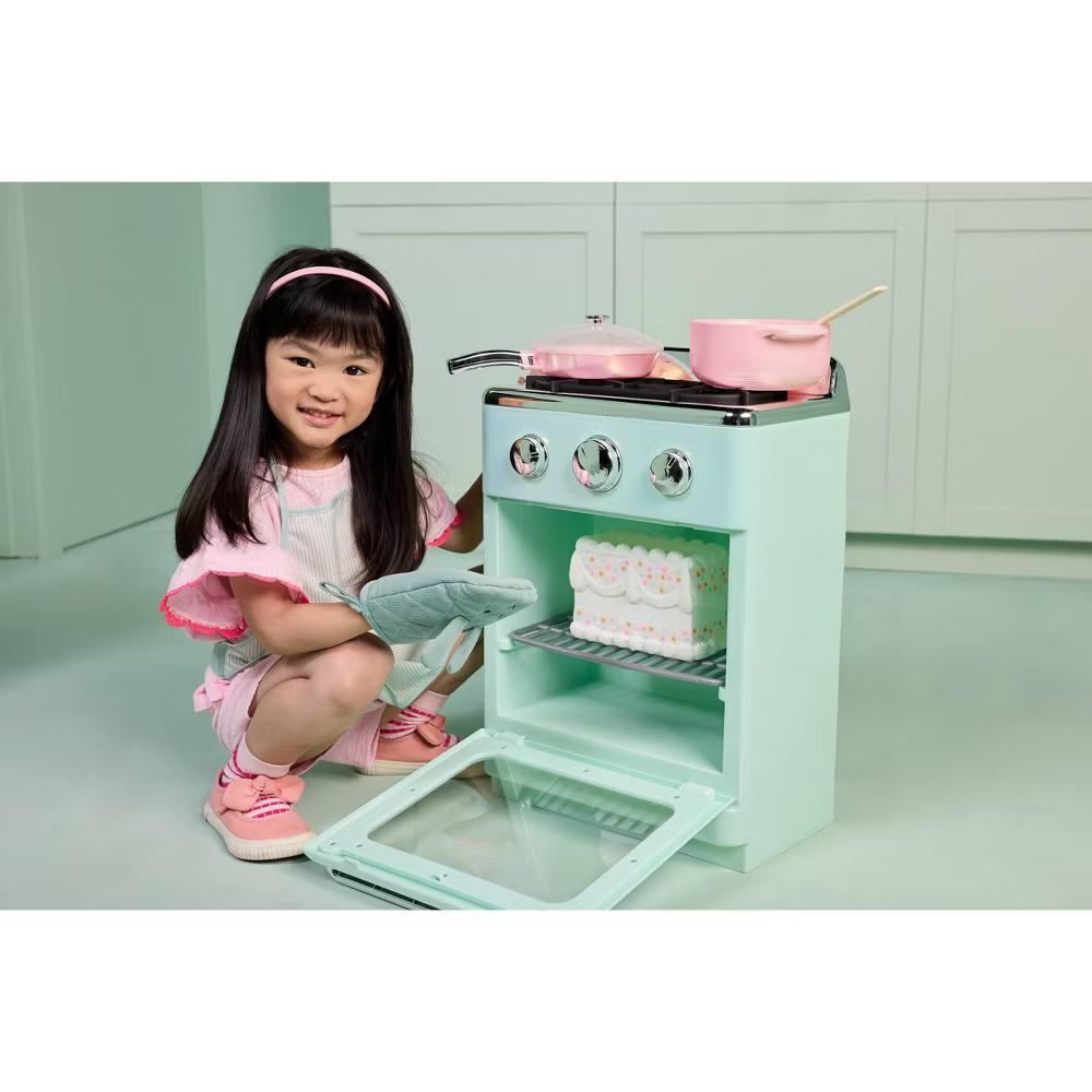 Sweet Spaces Apron & Oven Mitt Set, Play Kitchen Cookware - Image 5