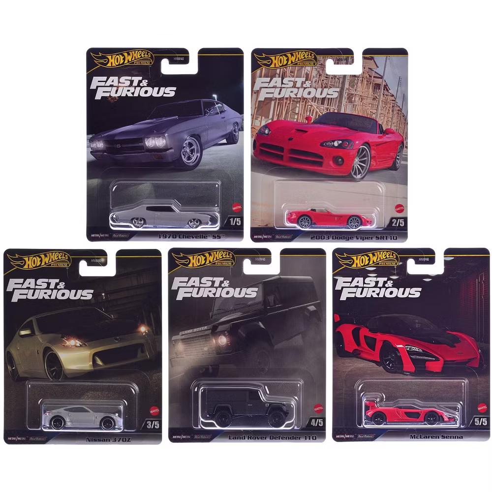 "Fast & Furious" 2024 5 piece Set J Diecast Model Cars - Image 7