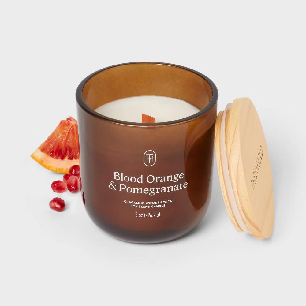 Glass Wooden Wick Jar Candle - Image 11
