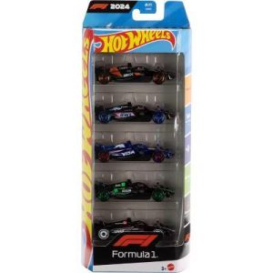 5pk Race Team, Set of 5 Formula 1-Themed 1:64 Scale Die-Cast Toy Cars