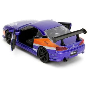 2001 Nissan Silvia S15 RHD Blue Metallic with Graphics "The Fast and the Furious" (2006) 1/32 Diecast Car Model