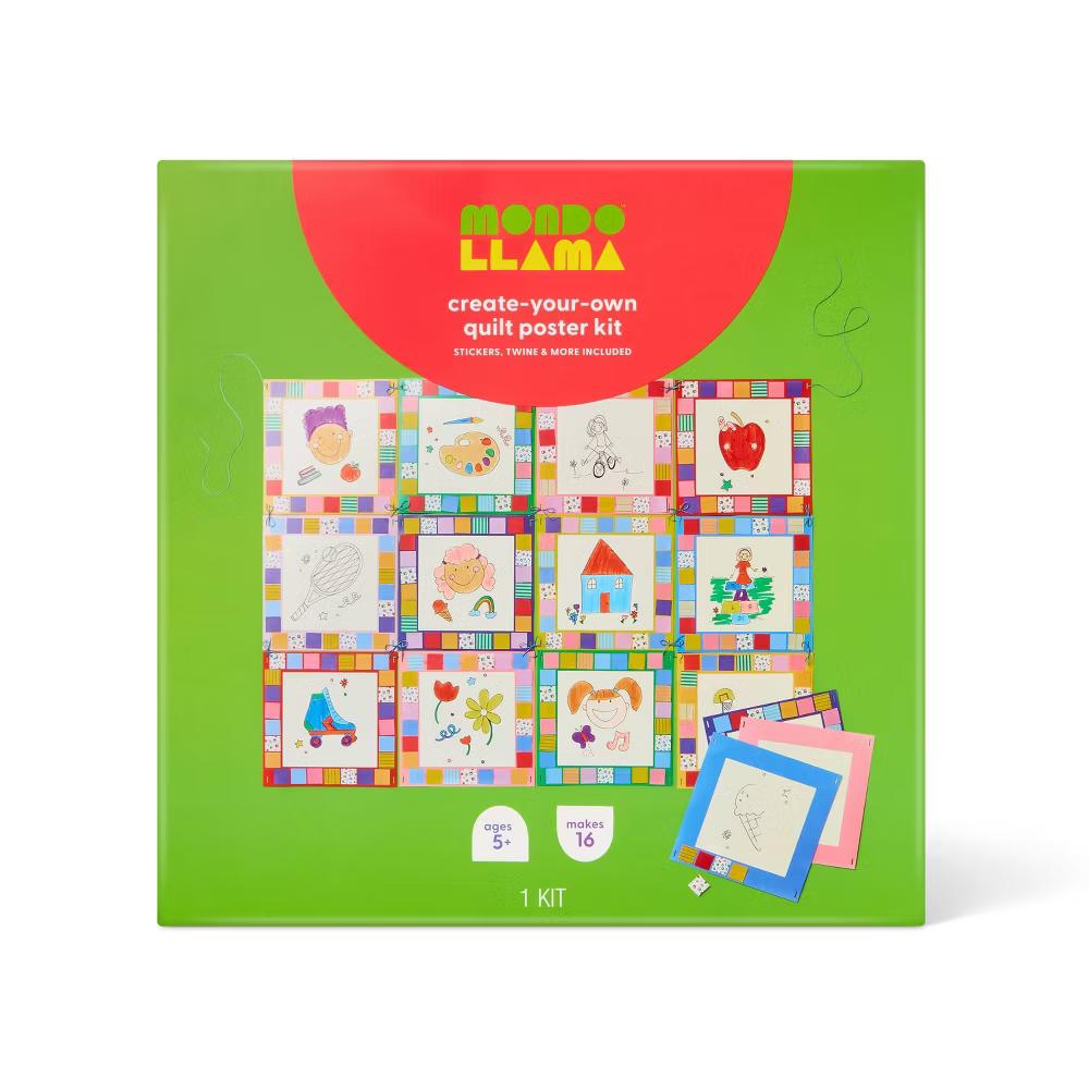 16ct Classroom Craft Paper Quilt Activity Kit - Image 3