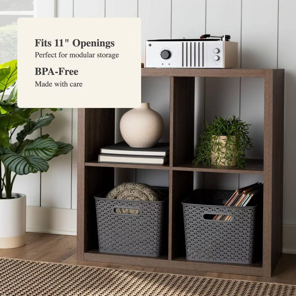 Y-Weave Large Decorative Storage Basket - Image 14