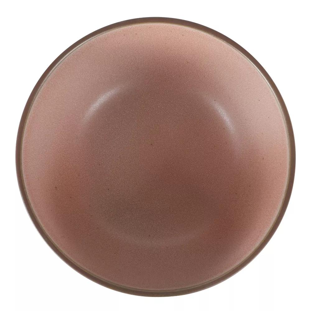 William Crest 4 Piece Cereal Bowl Set, 6.25” Round Stoneware Bowls, Reactive Glaze Finish, Soup & Snack Bowls, Dishwasher Safe - Image 10