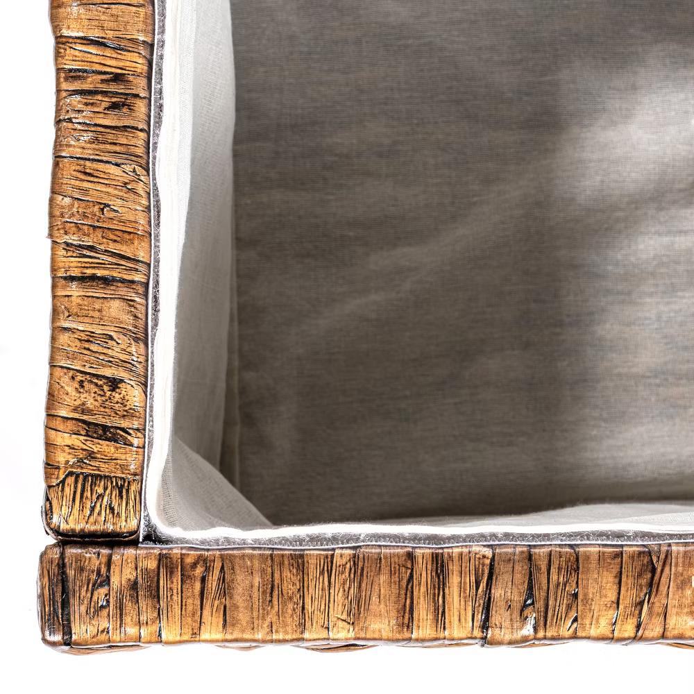 happimess Anada 30" Handwoven Wicker Weave Storage Trunk - Image 9