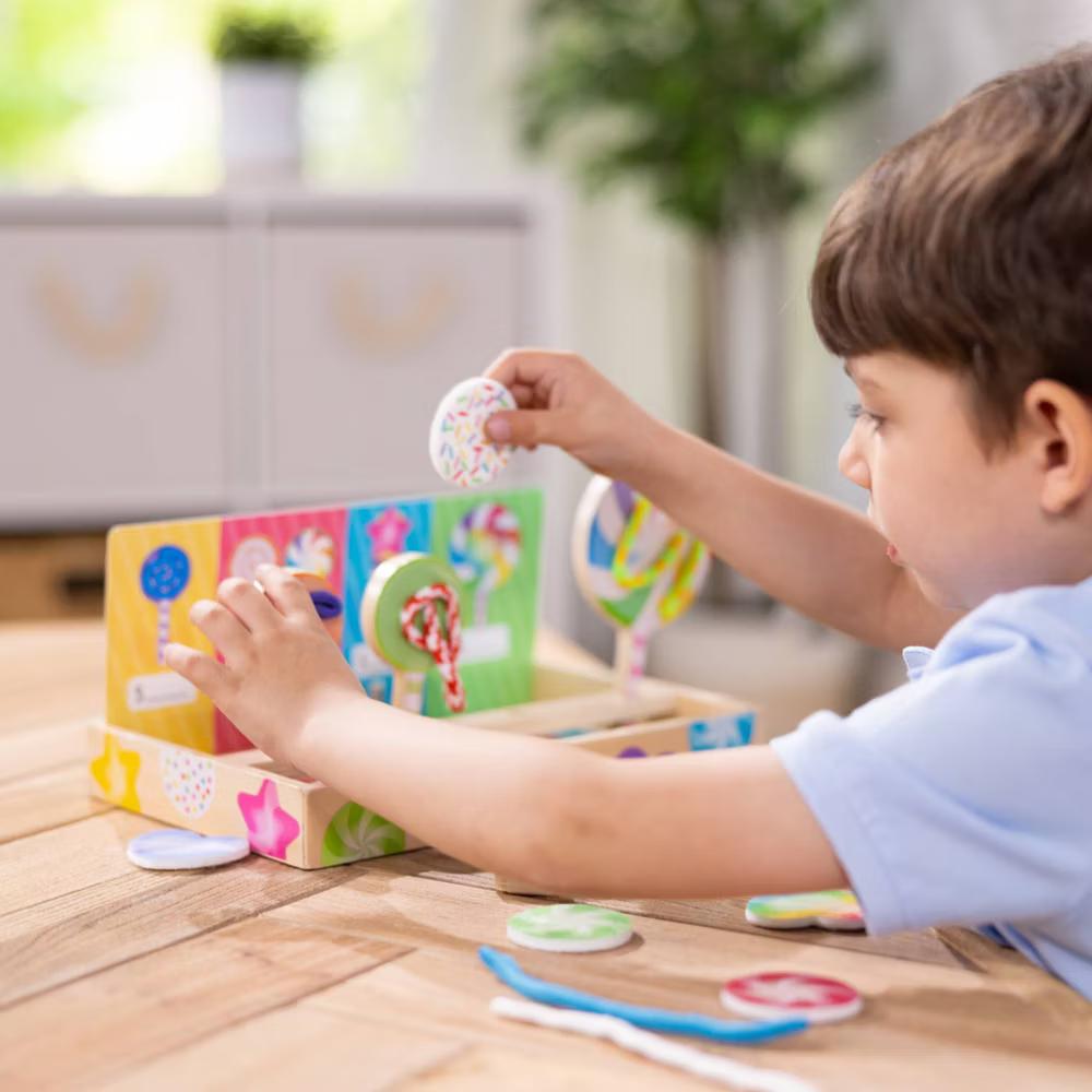 Wooden Lollipop Play Set for Preschool Girls and Boys - Image 5