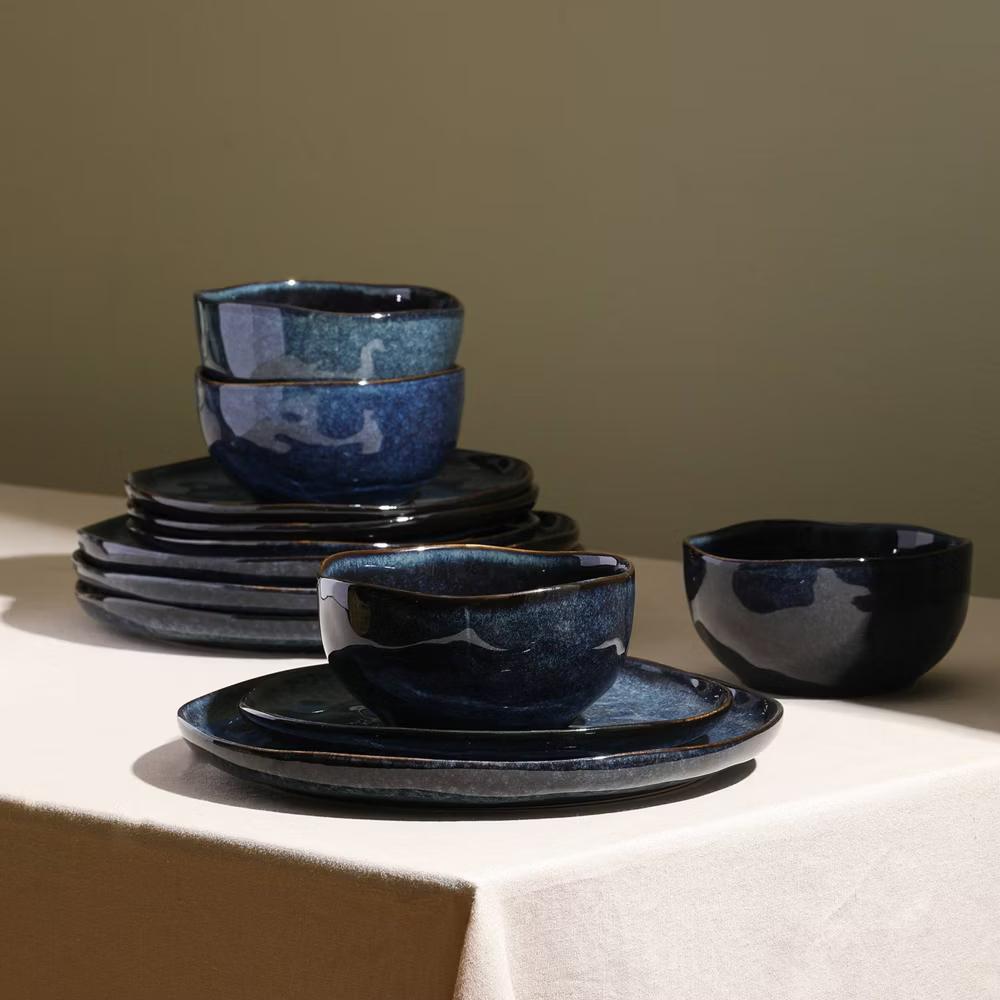 24pc Mirella Stoneware Dinnerware Set - Image 5