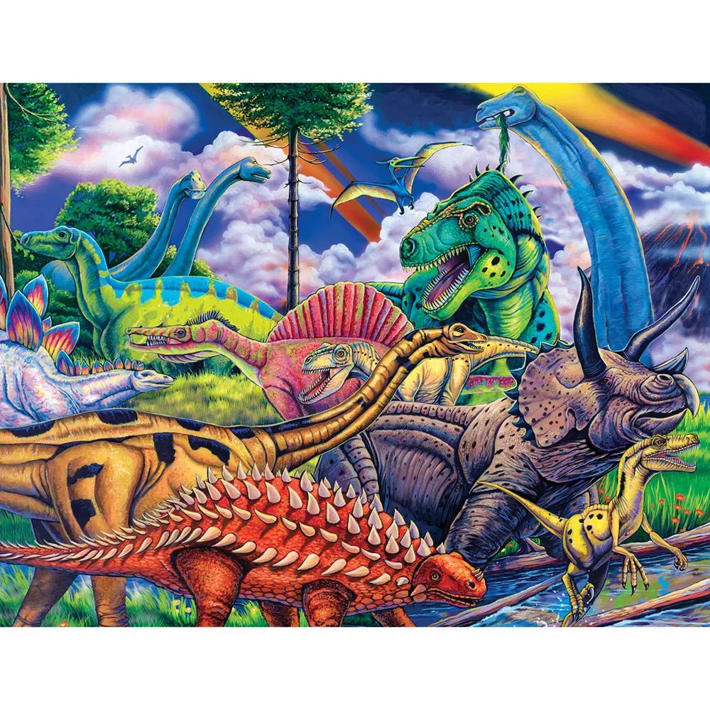 100 Piece Puzzle - Dinosaur Friends - 11.5"x15" - Image 5