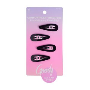 Black Snap Clips - Flexihold - 6ct