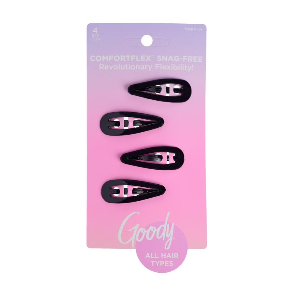 Black Snap Clips - Flexihold - 6ct