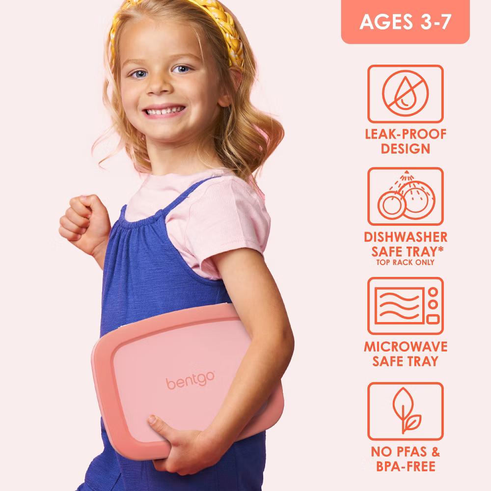 Kids' Brights Leakproof, 5 Compartment Bento-Style Kids' Lunch Box - Image 59