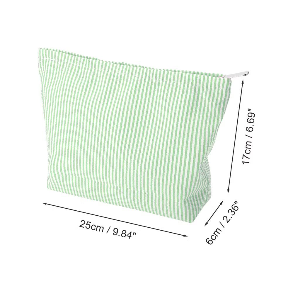 Seersucker Stripes Makeup Bag 1 Pc - Image 9