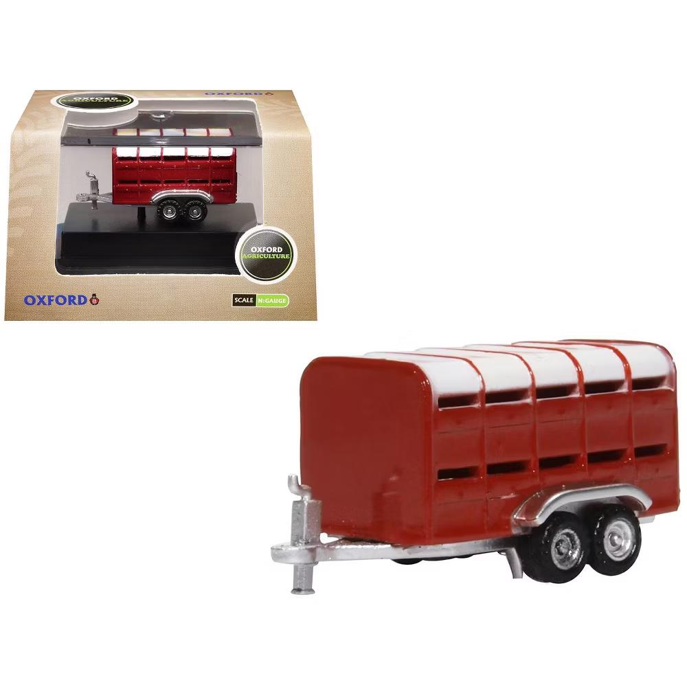 Livestock Trailer Red 1/148 (N) Scale Diecast Model car - Image 7