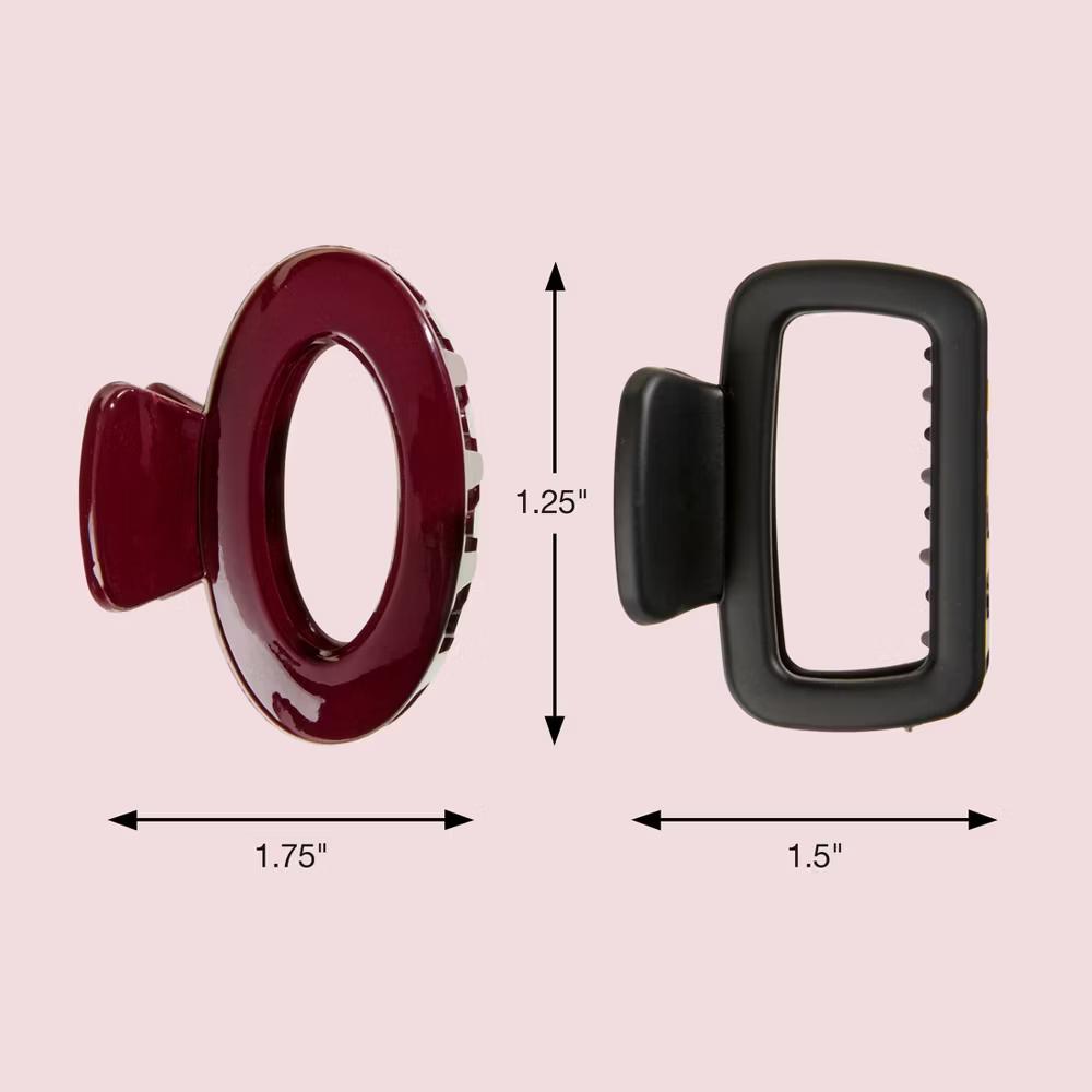 Mixed Shape Mini Claw Clips - All Hair - 4pcs: Hair Styling, Fashion, Securing Hair - Image 5