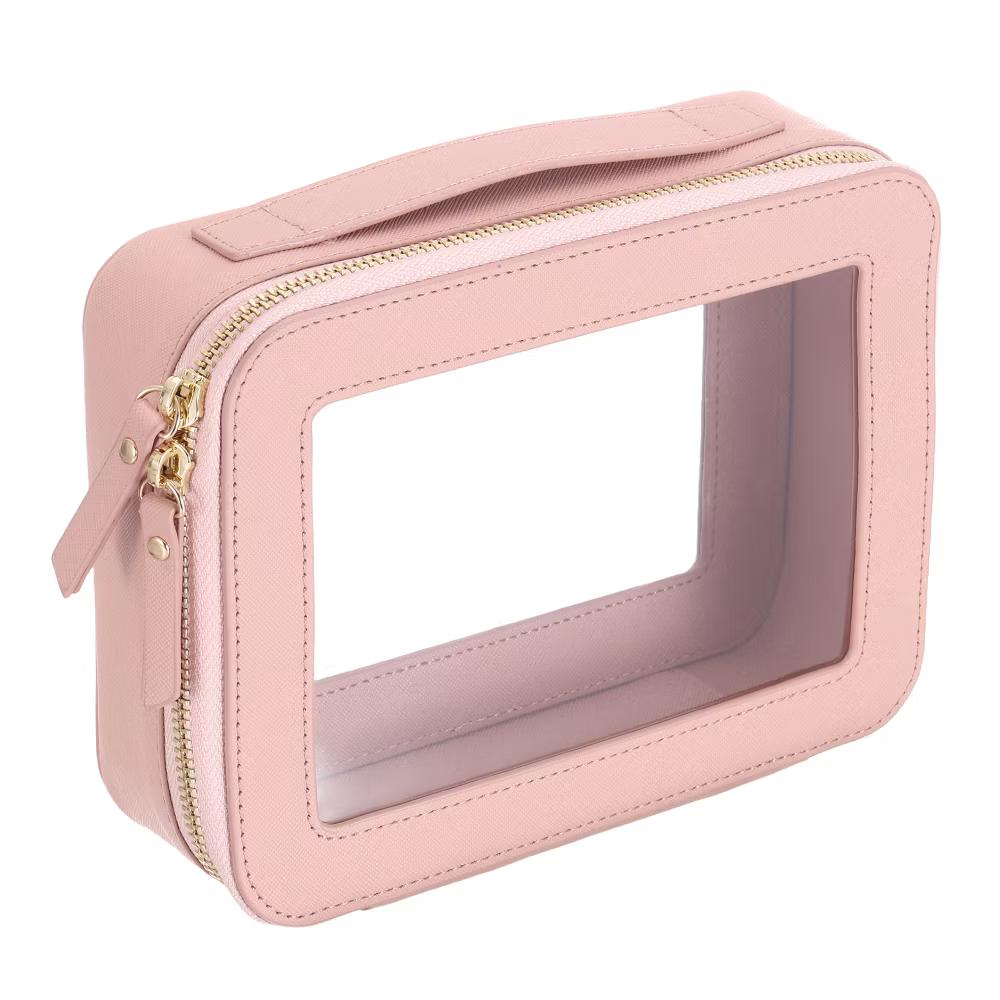 Waterproof Clear Travel Toiletry Organizing Makeup Bag 5" x 5" - Image 32