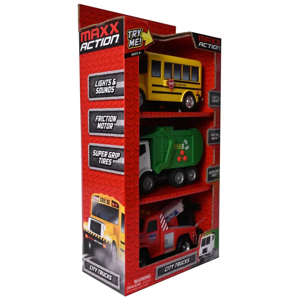 Maxx City Toy Vehicle 3pk - Image 5