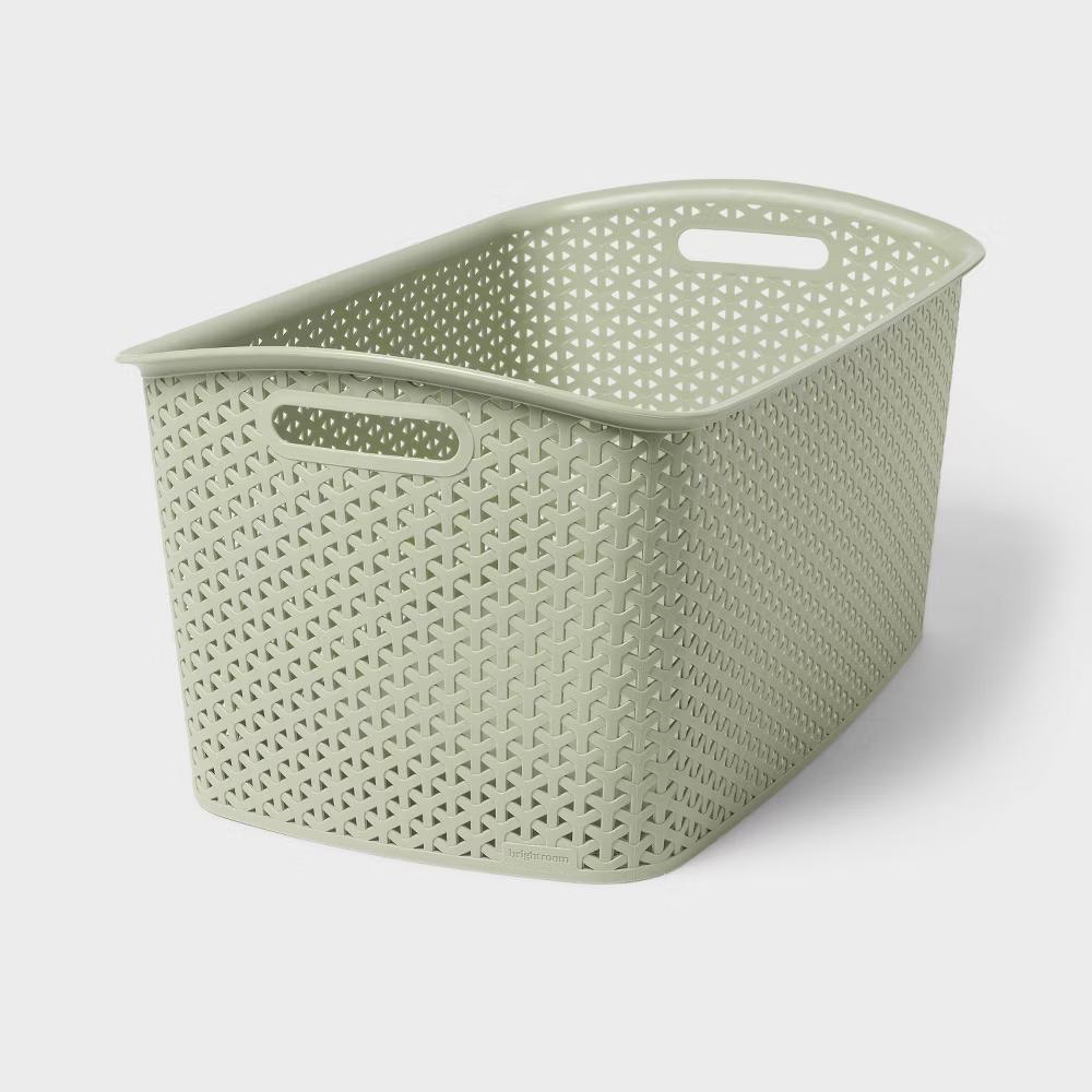 Y-Weave XL Curved Decorative Storage Basket - Image 23