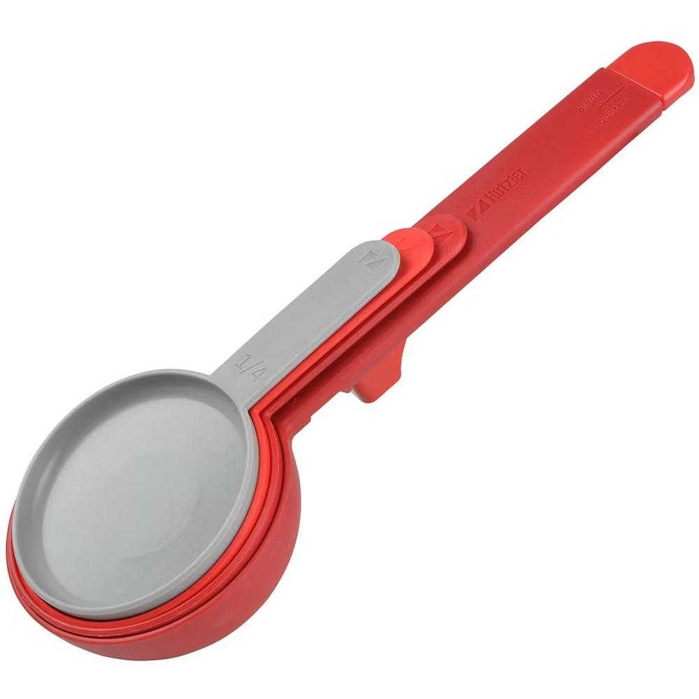 Hutzler Weigh & Measure Kitchen Scale and Measuring Cup Set, 4-Piece, 1/4 to 1 Cup Sizes - Image 6