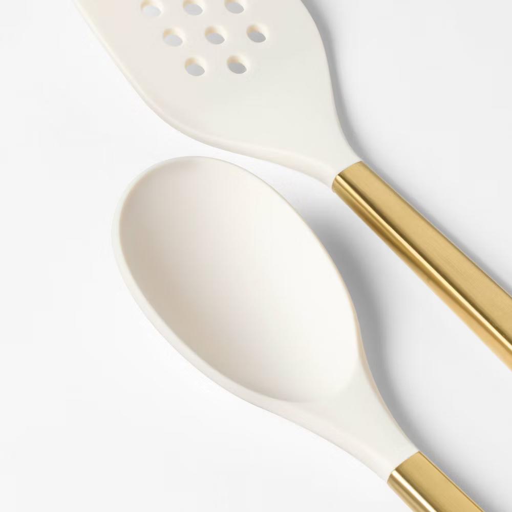 4pc Silicone/Stainless Steel Kitchen Utensil Set - Image 9