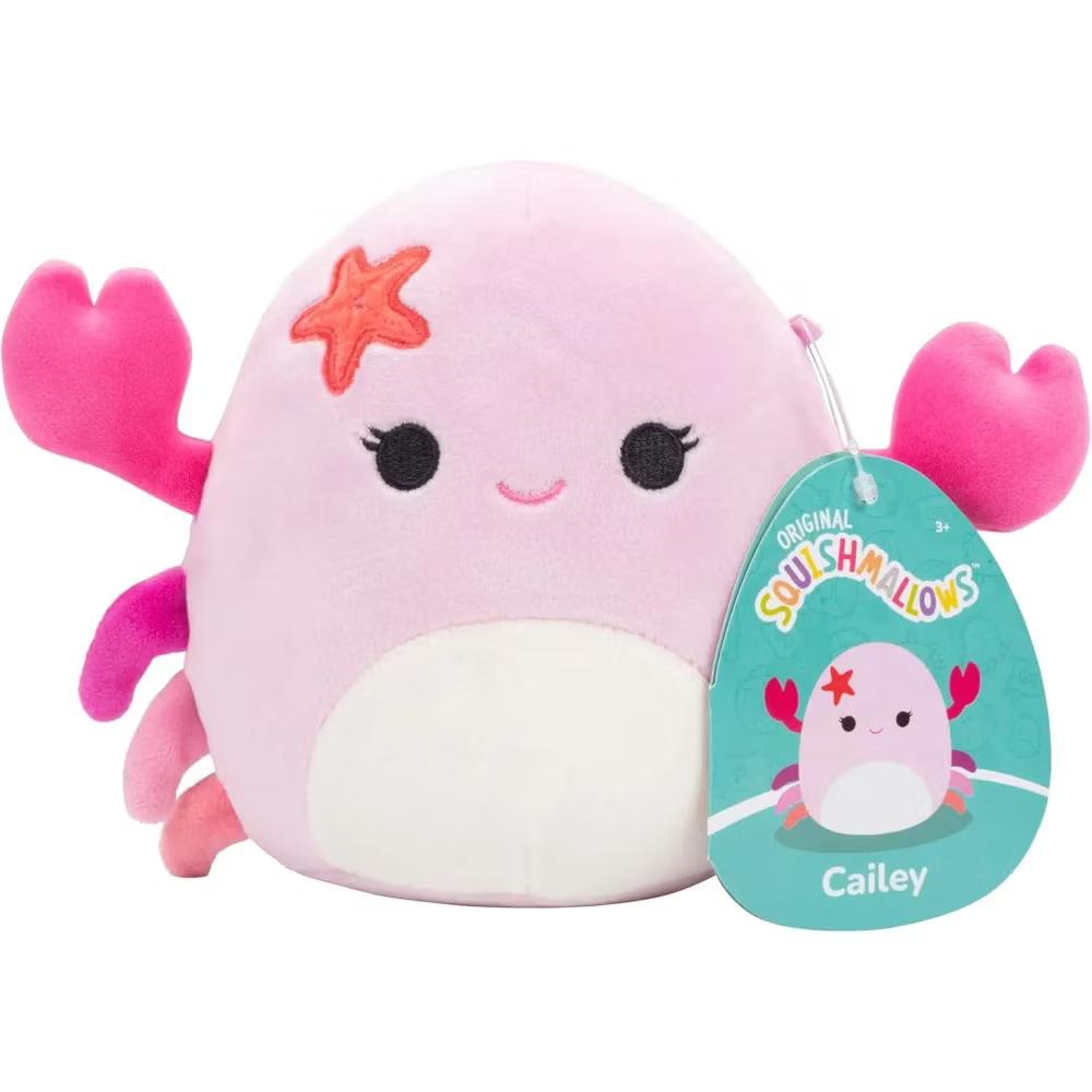 5-Inch Cailey The Crab - Official Little Plush- Collectible Soft & Squishy Mini Stuffed Animal Toy- Gift for Kids, Girls & Boys - Image 2