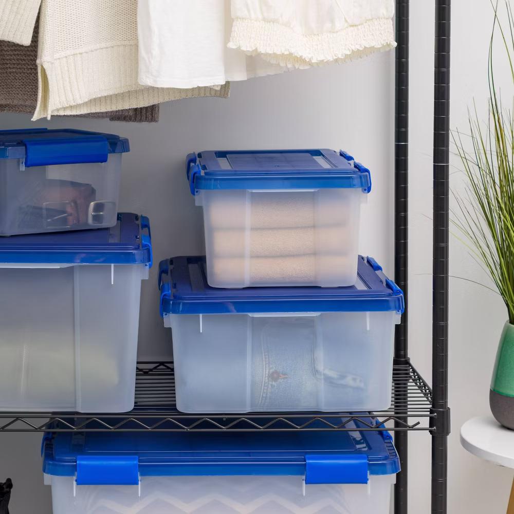 IRIS WeatherPro Plastic Storage Bin with Lid - Image 10