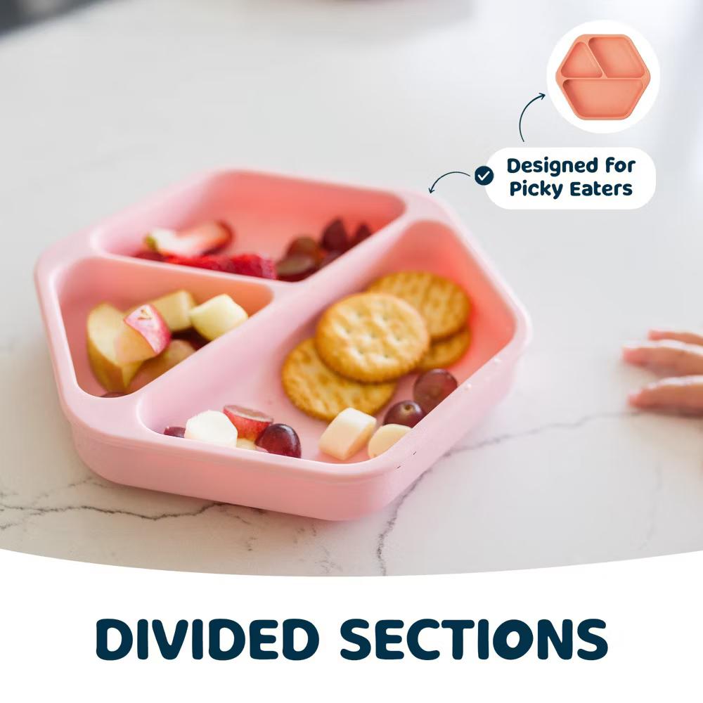 Silicone Suction Divided Plate Baby/Toddler Dish for Independent Eating - Image 31