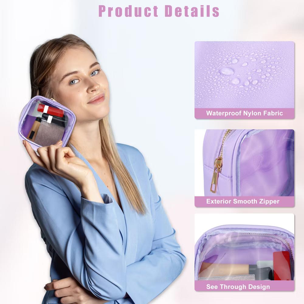 Waterproof Clear Mini Makeup Bag 1 Pc - Image 10
