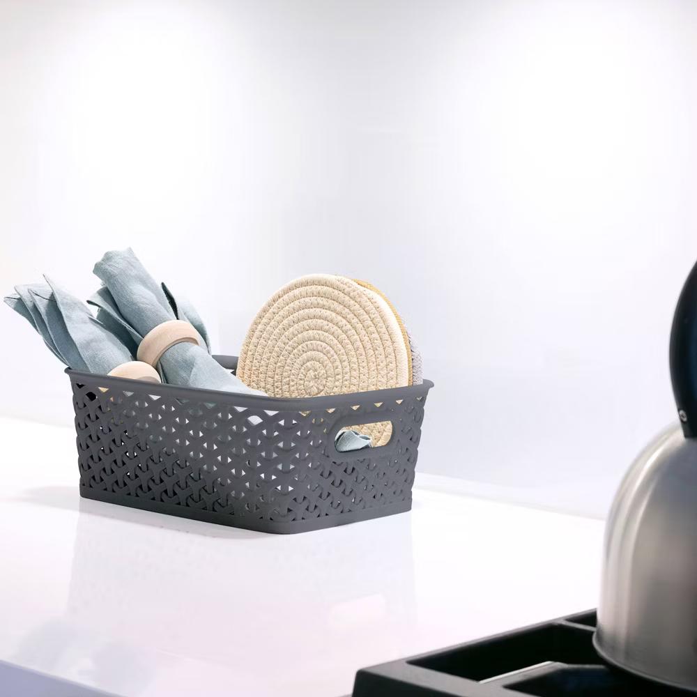 Y-Weave Small Decorative Storage Basket - Image 17