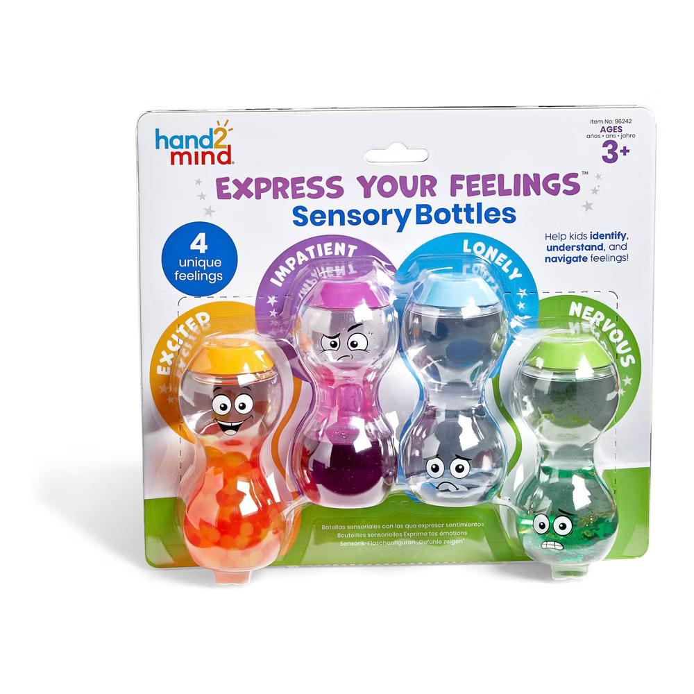 Hand2Mind 4pk Express Your Feelings Bottles, Teacher Supplies - Image 4