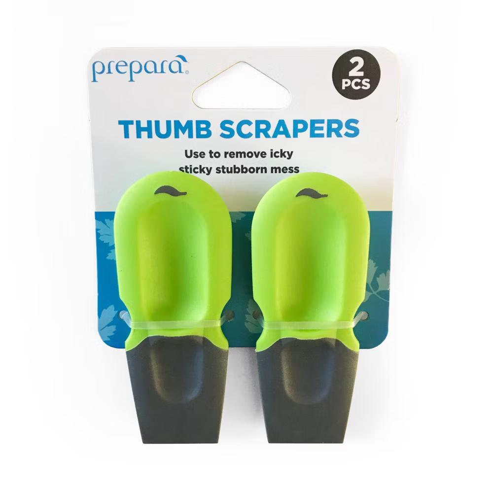 Prepara Thumb Scraper Pack - Durable Cleaning Tools for Removing Food Residue from Pots, Pans, Kitchen Surfaces - Dishwasher Safe - Image 5